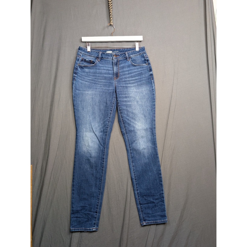 Old Navy Jeans Womens Sz 6 Blue Pop Icon Skinny Ladies Stretch Pants Denim